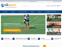 Tablet Screenshot of elksport.com
